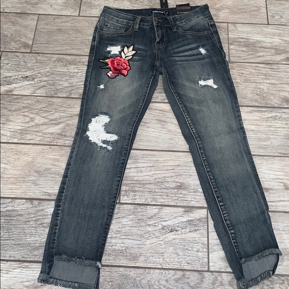 Woman dollhouse jeans